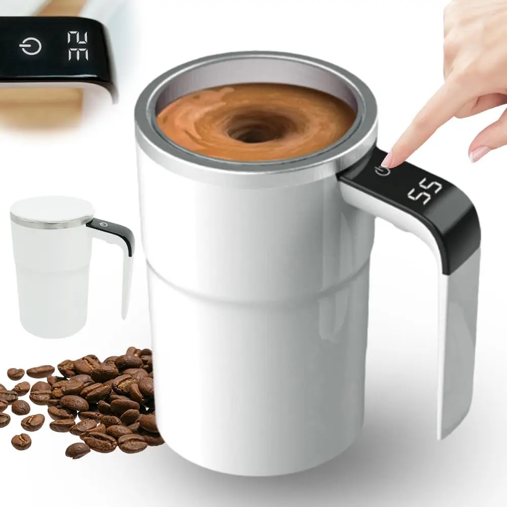 Self-Stirring Coffee Mug